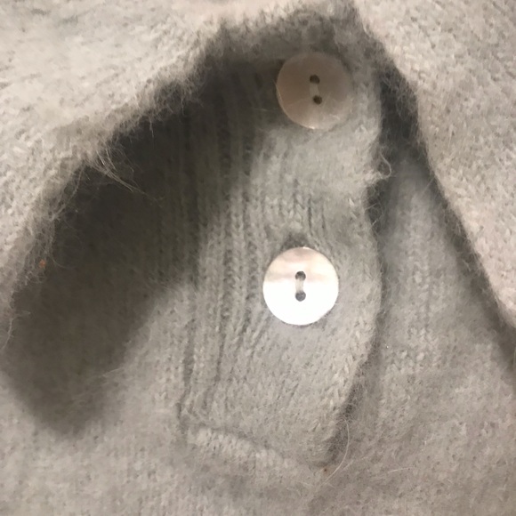 Vintage 90s express angora sea foam sweater - Picture 4 of 5